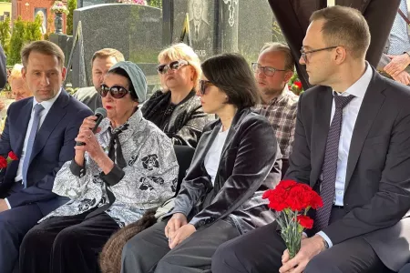 
Состоялось торжественное открытие памятника Министра геологии СССР Козловского Евгения Александровича
